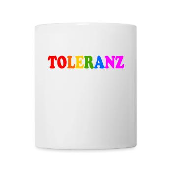 Toleranz - Tasse - Weiß - Vorne