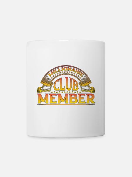 Millionaire Club Member 35 - Tasse - Weiß