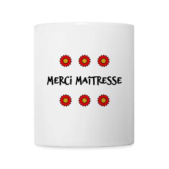 MISTRESS. MASTER. THANK YOU. THANK YOU MISTRESS - Mug - white - Front