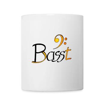 Basst - für Bässe - Tasse - Weiß - Vorne
