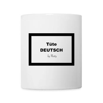 Tüte DEUTSCH - Tasse - Weiß - Vorne