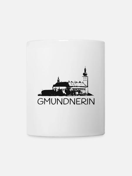 Gmundnerin Schloss Orth Gmunden Österreich - Tasse - Weiß