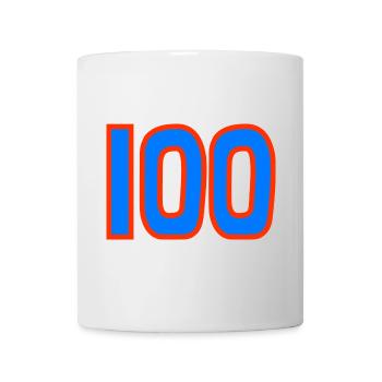 100. 100 JAHRE. 100-JÄHRIGES JUBILÄUM. GEBURTSTAG 100 - Tasse - Weiß - Vorne