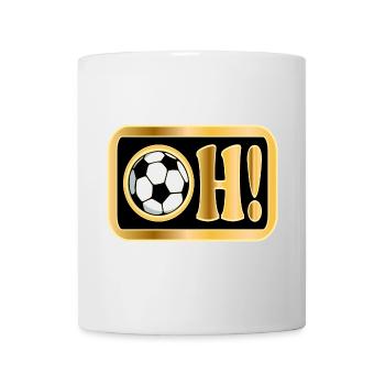 Überraschung Verwunderung Fußball Sprüche - Tasse - Weiß - Vorne