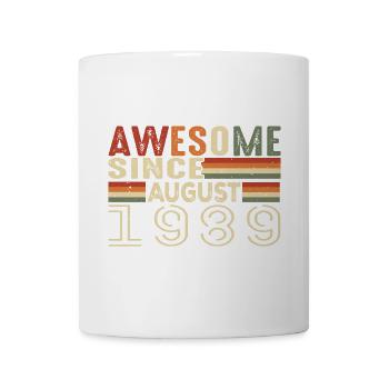 August 1989 Vintage Birthday Gift 35 Years - Mug - white - Front