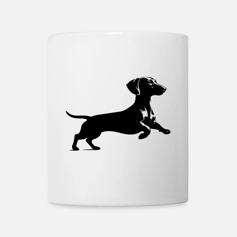 Dackel - Tasse - Weiß