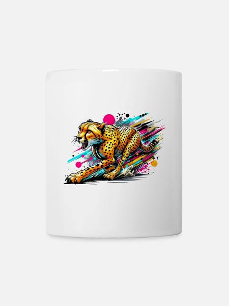 Gepard - Tasse - Weiß