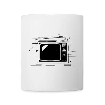 Oldtimer TV - Mug - white - Front