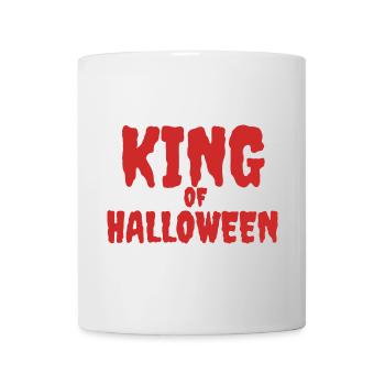 King of Halloween Spooky Font Design - Mug - white - Front