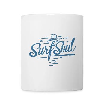 Surf Soul: Vagues et Liberté  - Mug blanc - blanc - Devant