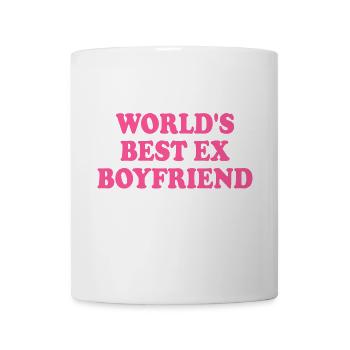 world's best ex boyfriend - Mug blanc - blanc - Devant