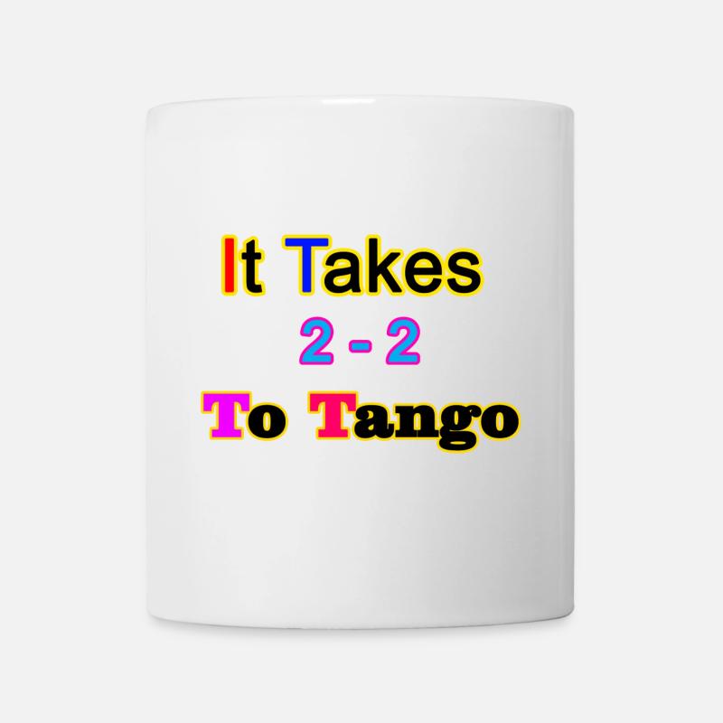 Il faut être 2 pour danser le tango - Mug blanc - blanc