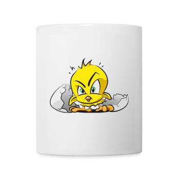 Böses Küken - Tasse - Weiß - Vorne