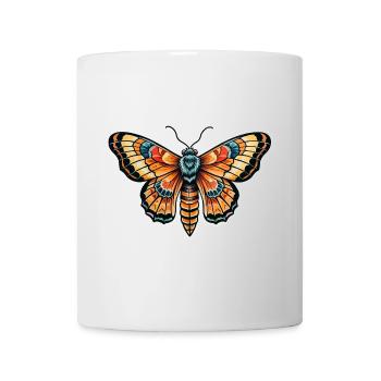 Moth Neo Traditional - Mug - white - Front