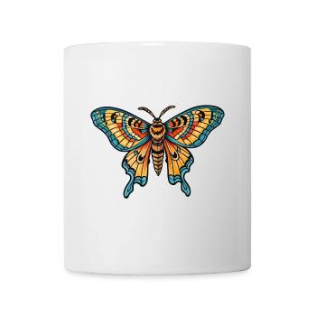 Moth Neo Traditional - Mug - white - Front