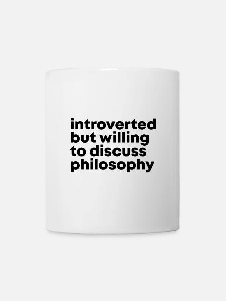 Philosophie Philosophie Philosophie - Mug blanc - blanc