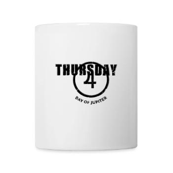 Thursday Thursday Jupiter Weekday used look - Mug - white - Front