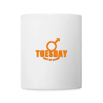 Tuesday Tuesday Mars Weekdays orange used look - Mug - white - Front