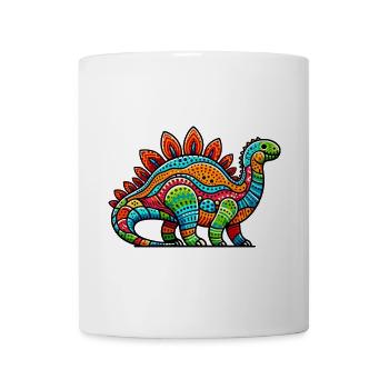 Dinosaurier - Tasse - Weiß - Vorne