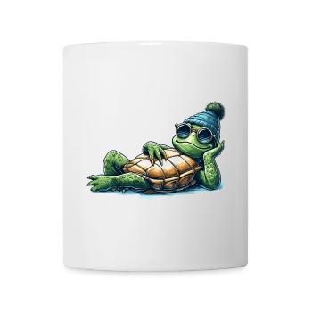 Chill Toad Turtle Cool Chill Gift - Mug - white - Front