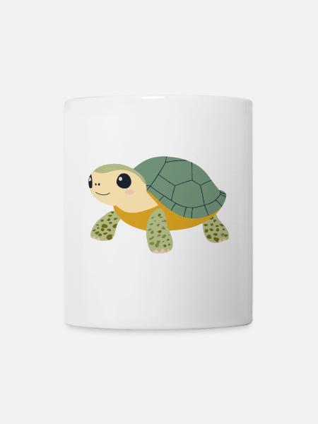Turtle Reptil - Tasse - Weiß