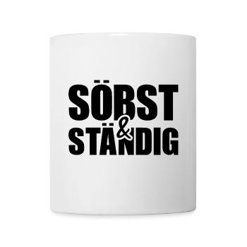 söbst and constantly - independent, cool pun - Mug - white - Front