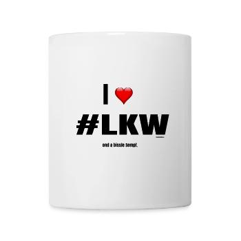 Leberkäse in a bun with mustard (truck with ABS) - Mug - white - Front