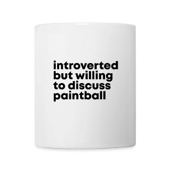 Paintball - Tasse - Weiß - Vorne