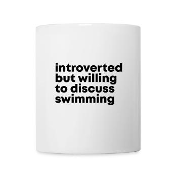 natation - Mug blanc - blanc - Devant