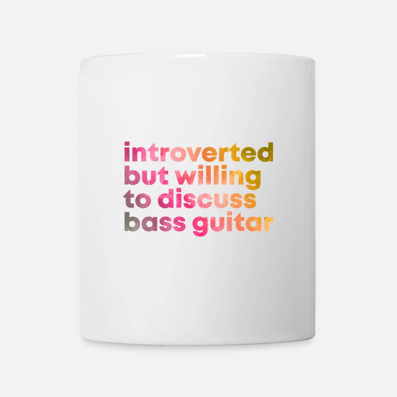 Bass Guitar - Mug - white