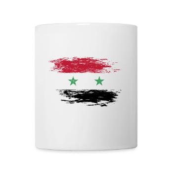 Syrien Flagge used - Tasse - Weiß - Vorne