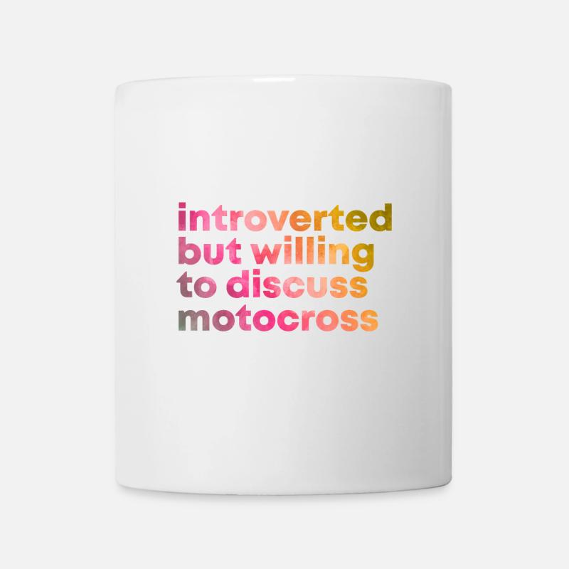 Motocross - Tasse - Weiß