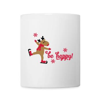 Lustige Weihnachten - Tasse - Weiß - Vorne