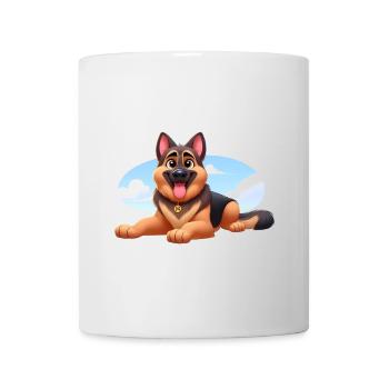 Deutscher Schäferhund 12 - Tasse - Weiß - Vorne