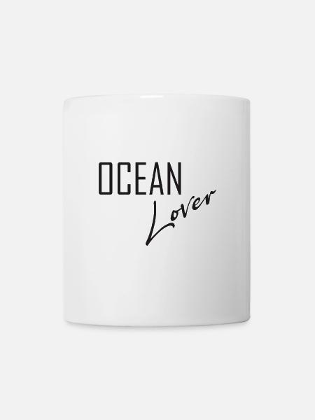 Ocean Lover - Tasse - Weiß