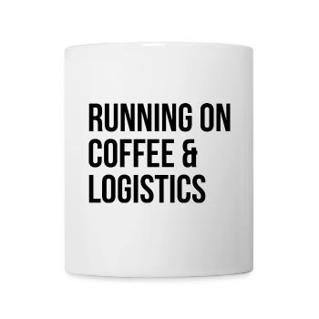 logistique - Mug blanc - blanc - Devant