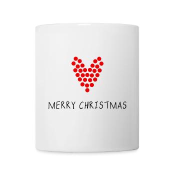 WEIHNACHTEN. FROHE WEIHNACHTEN. FROHE WEIHNACHTEN. WEIHNACHTSMANN - Tasse - Weiß - Vorne