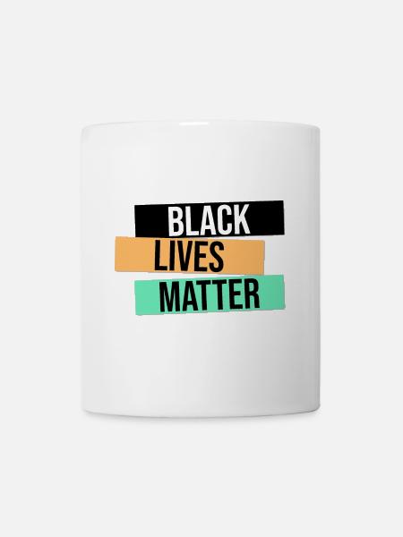 BLM Design Geschenk - Tasse - Weiß