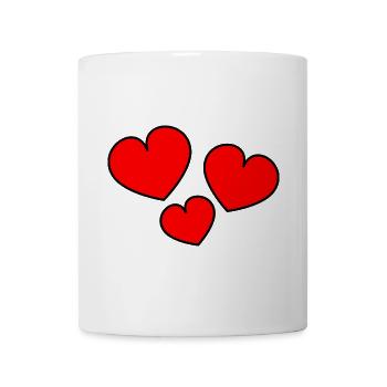 HEART. NOEL. CHRISTMAS. HEARTS. HEART. FATHER's DAY - Mug - white - Front