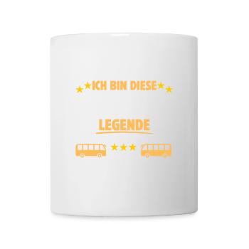 Busfahrer Legende - Tasse - Weiß - Vorne