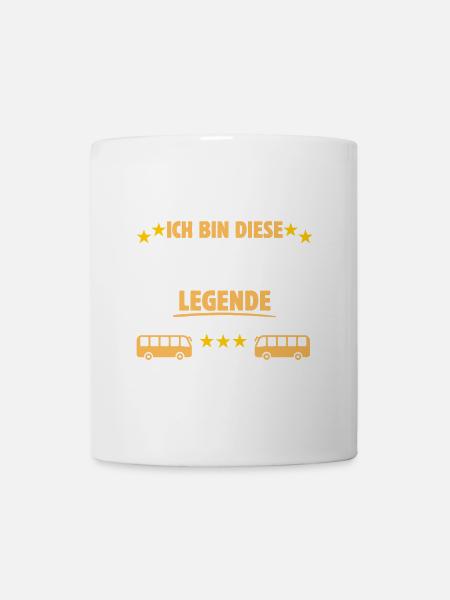 Busfahrer Legende - Tasse - Weiß