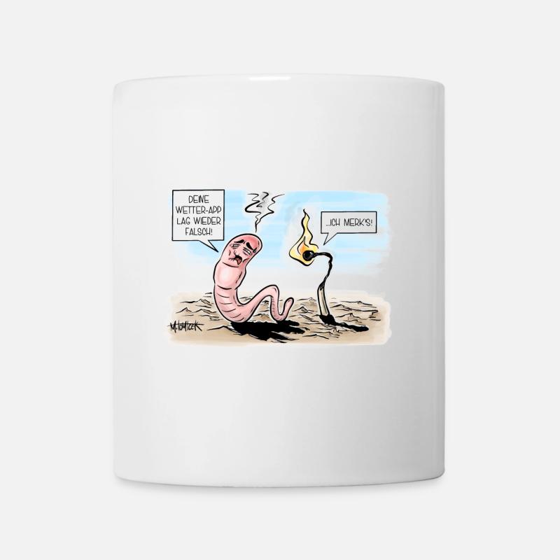 Wetter-App - Tasse - Weiß