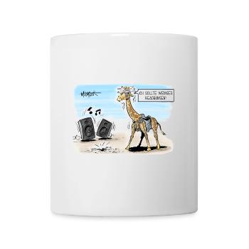 Metal Giraffe - Tasse - Weiß - Vorne