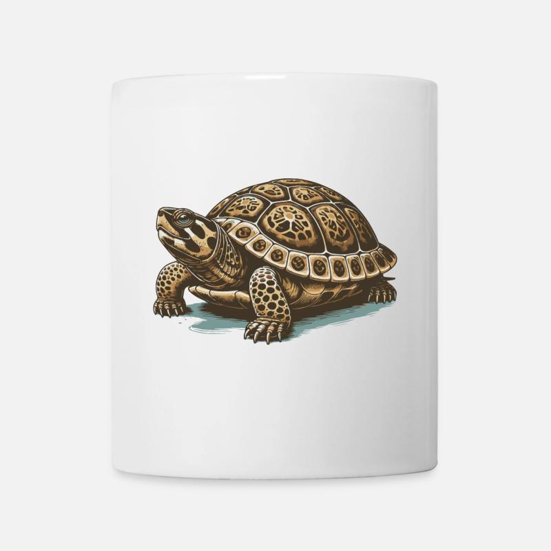 Tortue - Mug blanc - blanc