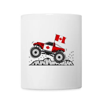 Monster Truck Canada Flag - Mug - white - Front