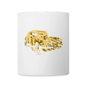 DDR Auto / Oldtimer Tarnfarbe - Tasse - Weiß - Vorne