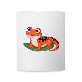 Feuriger Blattsalamander - Tasse - Weiß - Vorne