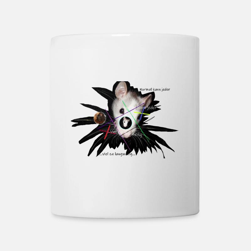 Ratte Tic Tac Toe Normal-Langweilig - Tasse - Weiß
