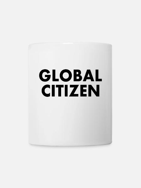 global citizen - Tasse - Weiß