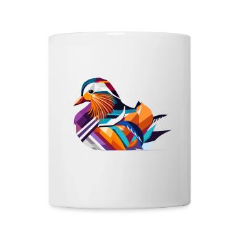 Colorful Mandarin Duck – A Touch of Exotic Elegance - Mug - white - Front